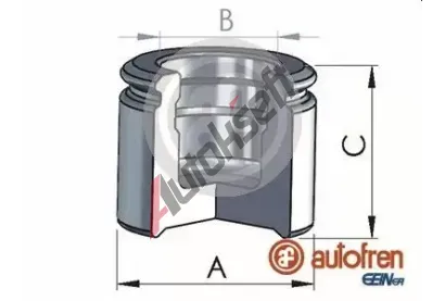 AUTOFREN SEINSA Píst brzdového třmenu AFR D025310, D025310  AUTOFREN SEINSA Píst brzdového třmenu AFR D025310, D025310