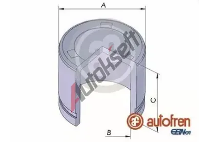 AUTOFREN SEINSA Pst brzdovho tmenu AFR D025322, D025322
