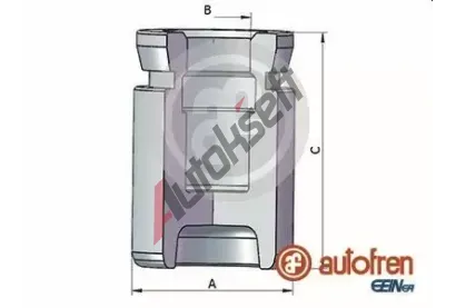 AUTOFREN SEINSA P�st brzdov�ho t�menu AFR D025352, D025352