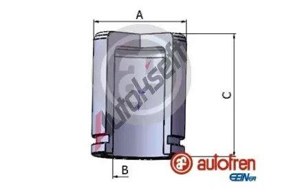 AUTOFREN SEINSA Píst brzdového třmenu AFR D025377, D025377 AUTOFREN SEINSA Píst brzdového třmenu AFR D025377, D025377