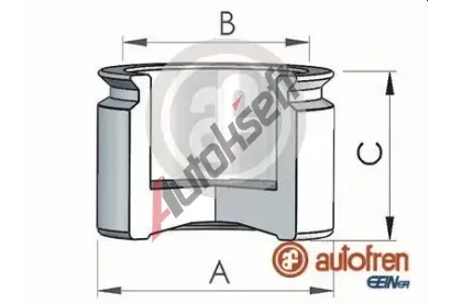 AUTOFREN SEINSA Pst brzdovho tmenu AFR D025444, D025444