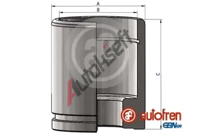 AUTOFREN SEINSA Píst brzdového třmenu AFR D025618, D025618 AUTOFREN SEINSA Píst brzdového třmenu AFR D025618, D025618