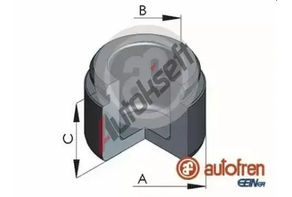AUTOFREN SEINSA Píst brzdového třmenu AFR D025621, D025621 AUTOFREN SEINSA Píst brzdového třmenu AFR D025621, D025621