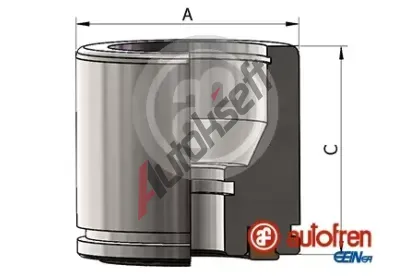 AUTOFREN SEINSA Pst brzdovho tmenu AFR D025635, D025635