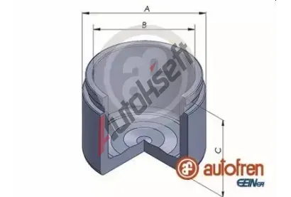AUTOFREN SEINSA Píst brzdového třmenu AFR D025638, D025638 AUTOFREN SEINSA Píst brzdového třmenu AFR D025638, D025638