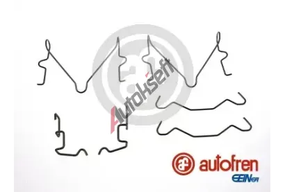 AUTOFREN SEINSA Sada příslušenství obložení kotoučové brzdy AFR D43075A, D43075A AUTOFREN SEINSA Sada příslušenství obložení kotoučové brzdy AFR D43075A, D43075A