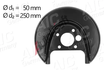 AIC Ochrann� plech proti ne�istot�m brzdov�ho kotou�e P�vodn� kvalita AIC AIC 54704, 54704