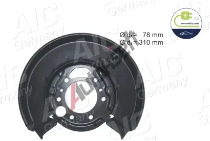 AIC Ochrann� plech proti ne�istot�m brzdov�ho kotou�e AIC 55097, 55097