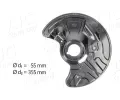 Ochrann� plech proti ne�istot�m brzdov�ho kotou�e&nbsp;AIC&nbsp;&dash;&nbsp;AIC 55195