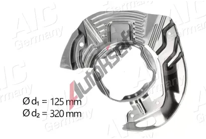 AIC Ochrann� plech proti ne�istot�m brzdov�ho kotou�e AIC 55506, 55506