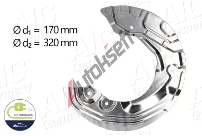 AIC Ochrann� plech proti ne�istot�m brzdov�ho kotou�e AIC 55738, 55738