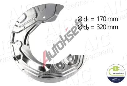 AIC Ochrann� plech proti ne�istot�m brzdov�ho kotou�e AIC 55739, 55739