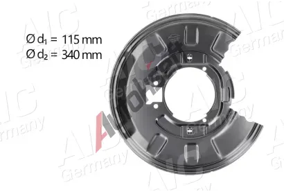 AIC Ochranný plech proti nečistotám brzdového kotouče AIC 55910, 55910 AIC Ochranný plech proti nečistotám brzdového kotouče AIC 55910, 55910