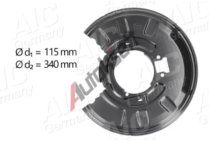 AIC Ochrann� plech proti ne�istot�m brzdov�ho kotou�e AIC 55911, 55911