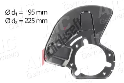 AIC Ochrann� plech proti ne�istot�m brzdov�ho kotou�e P�vodn� kvalita AIC AIC 55972, 55972