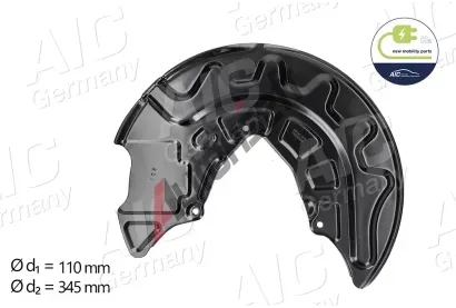 AIC Ochrann� plech proti ne�istot�m brzdov�ho kotou�e ��STI NOV� MOBILITY AIC 56143, 56143