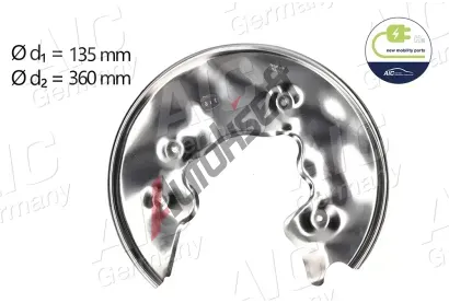 AIC Ochrann� plech proti ne�istot�m brzdov�ho kotou�e ��STI NOV� MOBILITY AIC 56149, 56149