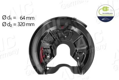 AIC Ochrann� plech proti ne�istot�m brzdov�ho kotou�e ��STI NOV� MOBILITY AIC 56163, 56163