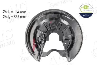 AIC Ochrann� plech proti ne�istot�m brzdov�ho kotou�e ��STI NOV� MOBILITY AIC 56167, 56167