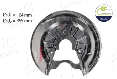 AIC Ochrann� plech proti ne�istot�m brzdov�ho kotou�e ��STI NOV� MOBILITY AIC 56168, 56168