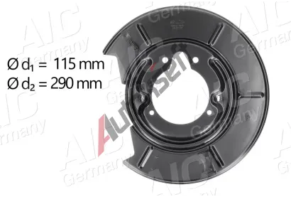 AIC Ochrann� plech proti ne�istot�m brzdov�ho kotou�e AIC 56247, 56247