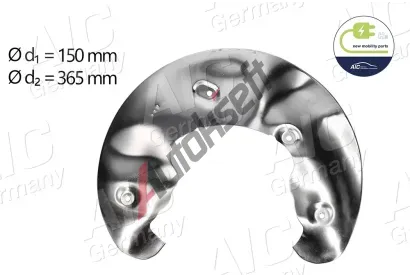 AIC Ochrann� plech proti ne�istot�m brzdov�ho kotou�e ��STI NOV� MOBILITY AIC 56399, 56399