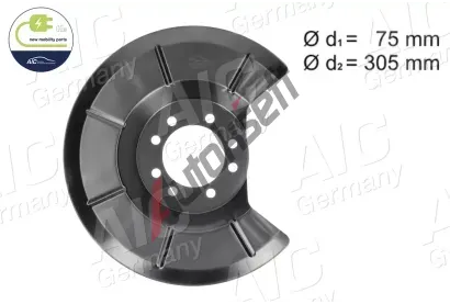 AIC Ochrann� plech proti ne�istot�m brzdov�ho kotou�e ��STI NOV� MOBILITY AIC 56410, 56410