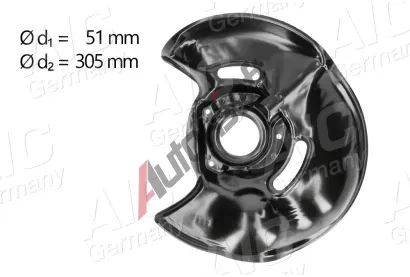 AIC Ochrann� plech proti ne�istot�m brzdov�ho kotou�e AIC 56414, 56414