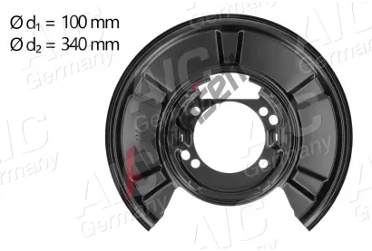 AIC Ochrann� plech proti ne�istot�m brzdov�ho kotou�e P�vodn� kvalita AIC AIC 56433, 56433