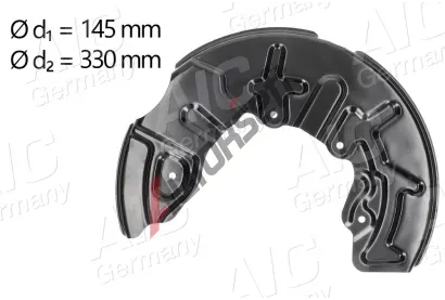 AIC Ochrann� plech proti ne�istot�m brzdov�ho kotou�e AIC 56583, 56583