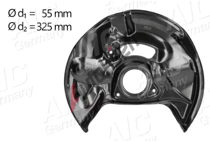 AIC Ochrann� plech proti ne�istot�m brzdov�ho kotou�e P�vodn� kvalita AIC AIC 56585, 56585