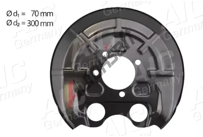 AIC Ochrann� plech proti ne�istot�m brzdov�ho kotou�e AIC 56696, 56696