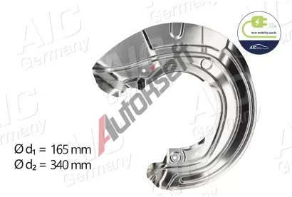 AIC Ochrann� plech proti ne�istot�m brzdov�ho kotou�e AIC 56976, 56976