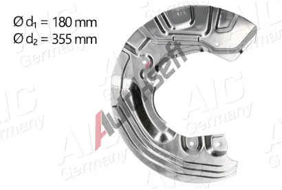 AIC Ochranný plech proti nečistotám brzdového kotouče AIC 56981, 56981 AIC Ochranný plech proti nečistotám brzdového kotouče AIC 56981, 56981