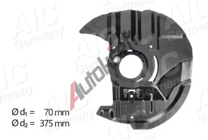 AIC Ochrann� plech proti ne�istot�m brzdov�ho kotou�e AIC 56984, 56984