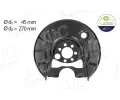 Ochrann� plech proti ne�istot�m brzdov�ho kotou�e&nbsp;AIC&nbsp;&dash;&nbsp;AIC 57601