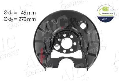 AIC Ochrann� plech proti ne�istot�m brzdov�ho kotou�e ��STI NOV� MOBILITY AIC 57601, 57601