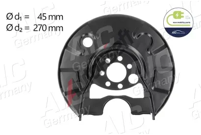 AIC Ochrann� plech proti ne�istot�m brzdov�ho kotou�e ��STI NOV� MOBILITY AIC 57602, 57602