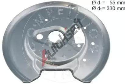 AIC Ochrann� plech proti ne�istot�m brzdov�ho kotou�e AIC 57611, 57611