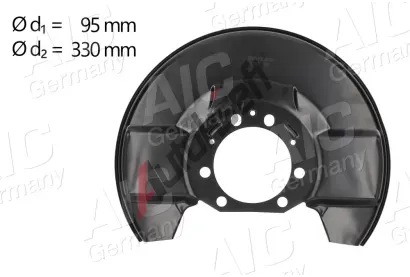 AIC Ochrann� plech proti ne�istot�m brzdov�ho kotou�e AIC 57612, 57612