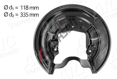 AIC Ochrann� plech proti ne�istot�m brzdov�ho kotou�e AIC 57691, 57691