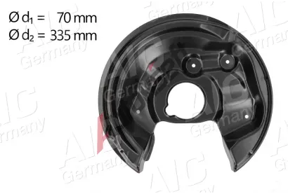 AIC Ochrann� plech proti ne�istot�m brzdov�ho kotou�e P�vodn� kvalita AIC AIC 57841, 57841