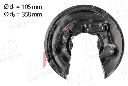 AIC Ochrann� plech proti ne�istot�m brzdov�ho kotou�e P�vodn� kvalita AIC AIC 57849, 57849