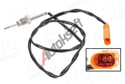 AIC �idlo teploty v�fukov�ch plyn� P�vodn� kvalita AIC AIC 57875, 57875