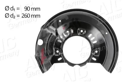 AIC Ochrann� plech proti ne�istot�m brzdov�ho kotou�e AIC 58105, 58105
