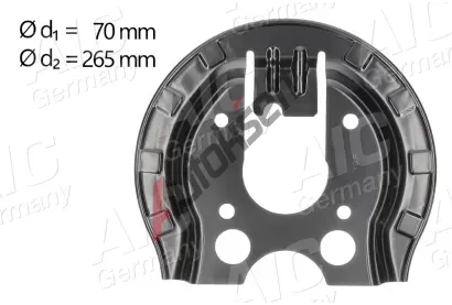 AIC Ochrann� plech proti ne�istot�m brzdov�ho kotou�e AIC 58259, 58259