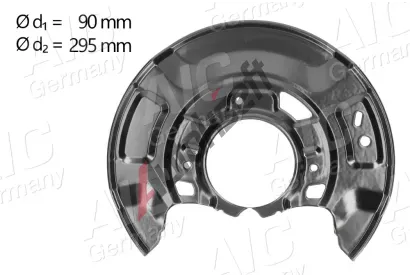 AIC Ochrann� plech proti ne�istot�m brzdov�ho kotou�e AIC 58261, 58261