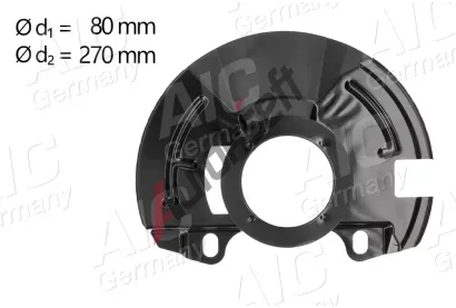 AIC Ochrann� plech proti ne�istot�m brzdov�ho kotou�e AIC 58265, 58265