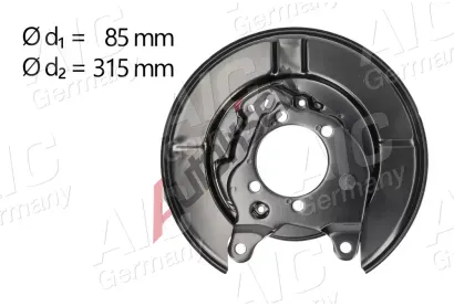 AIC Ochrann� plech proti ne�istot�m brzdov�ho kotou�e AIC 58271, 58271