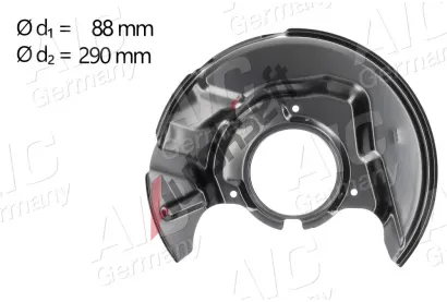 AIC Ochrann� plech proti ne�istot�m brzdov�ho kotou�e AIC 58272, 58272